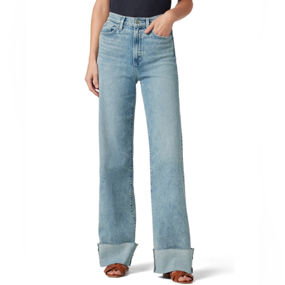 Joe's Jeans - the Mia - Wide Leg Raw Hem Cuffed Jeans
Color: My Type